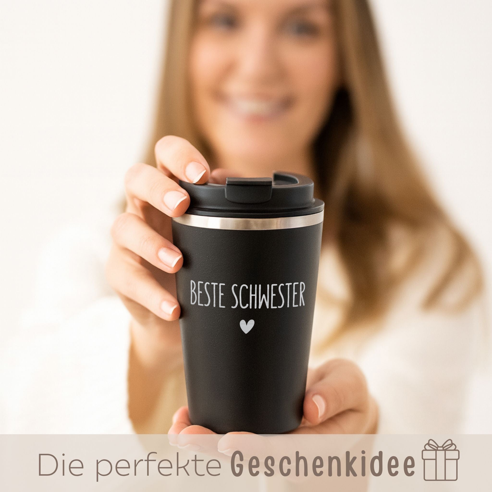 Thermobecher To - Go personalisiert - wunderwunsch