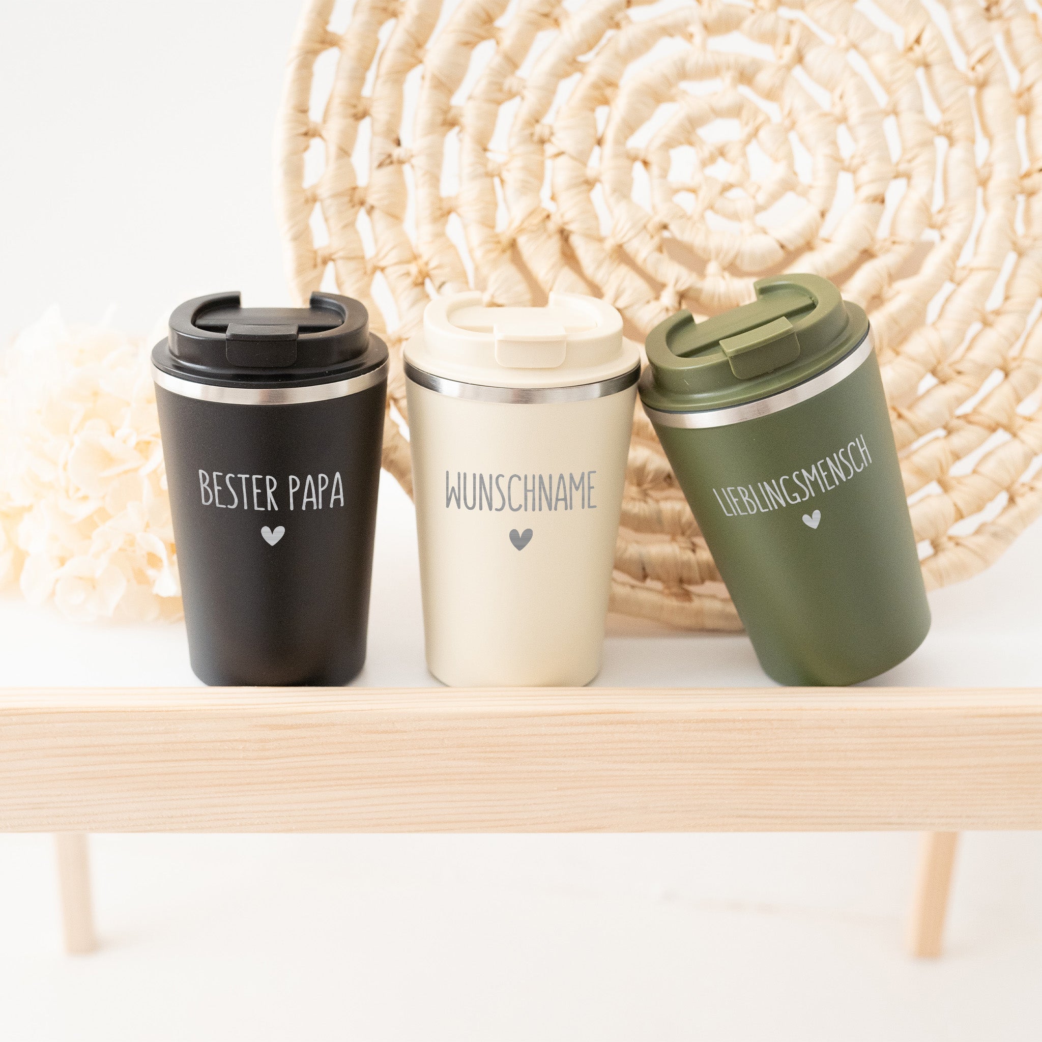 Thermobecher To - Go personalisiert - wunderwunsch