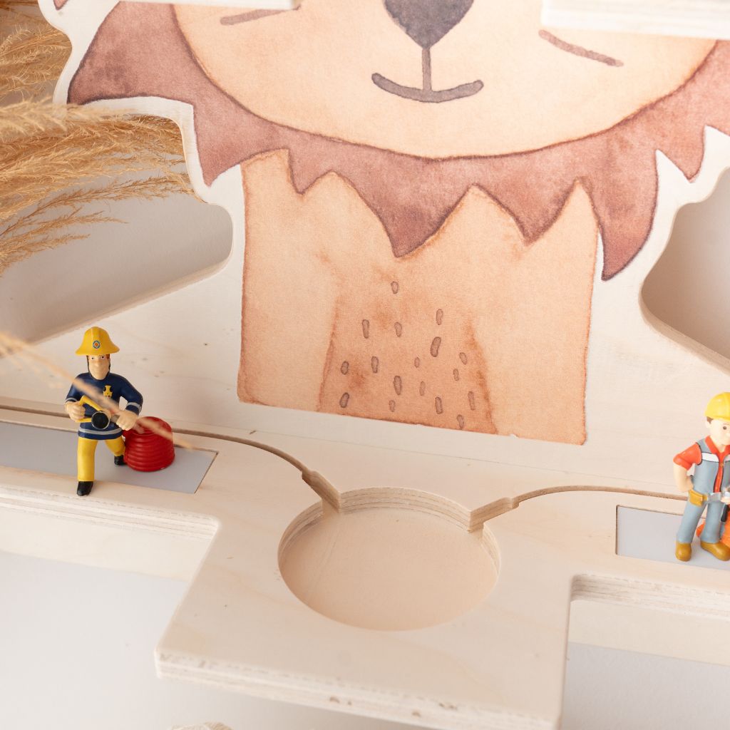 Toniebox Regal Holz - Löwe Aquarell - wunderwunsch