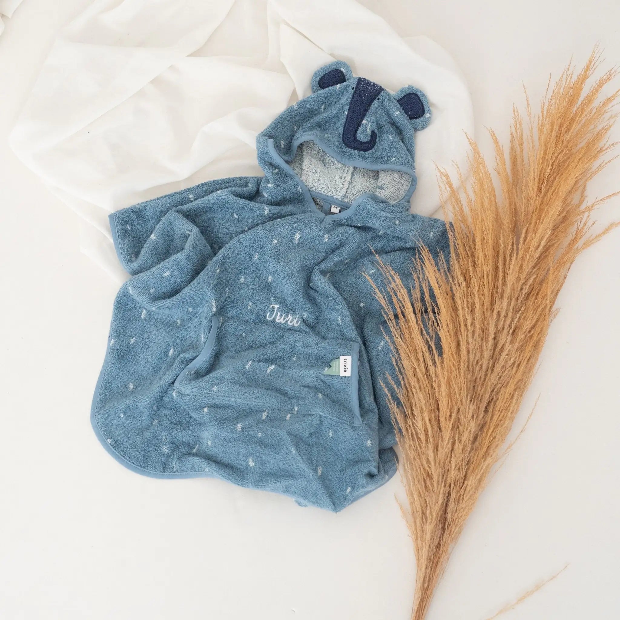 TRIXIE Baby Tier Badeponcho Frottee - wunderwunsch