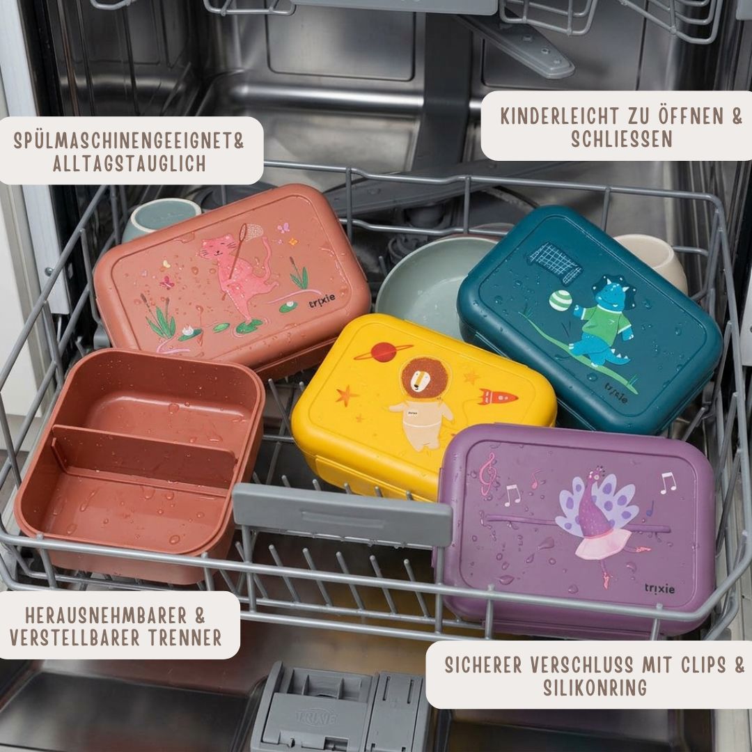 TRIXIE Brotdose mit Clips personalisiert - wunderwunsch