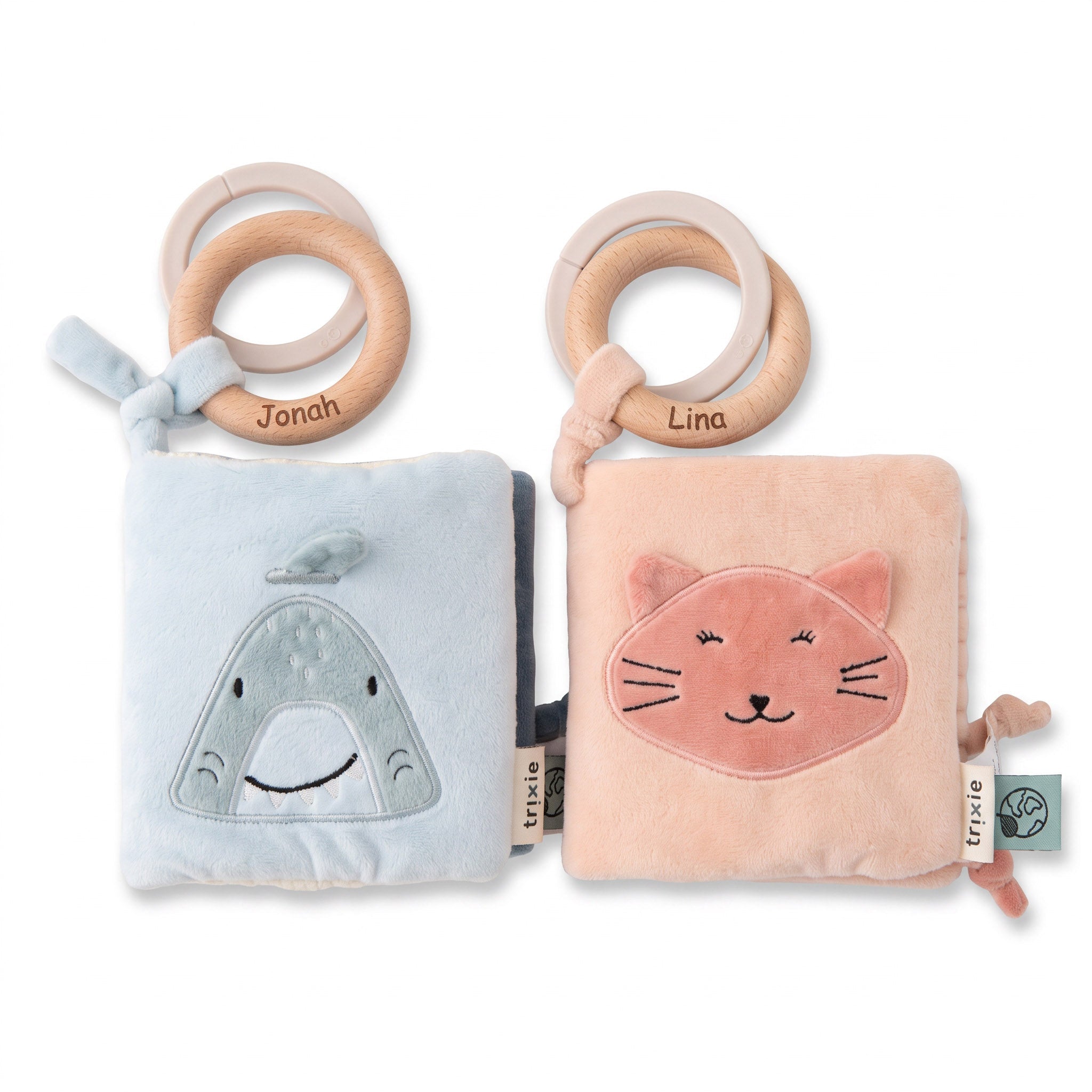 TRIXIE Fühlbuch Katze oder Hai personalisierbar - wunderwunsch