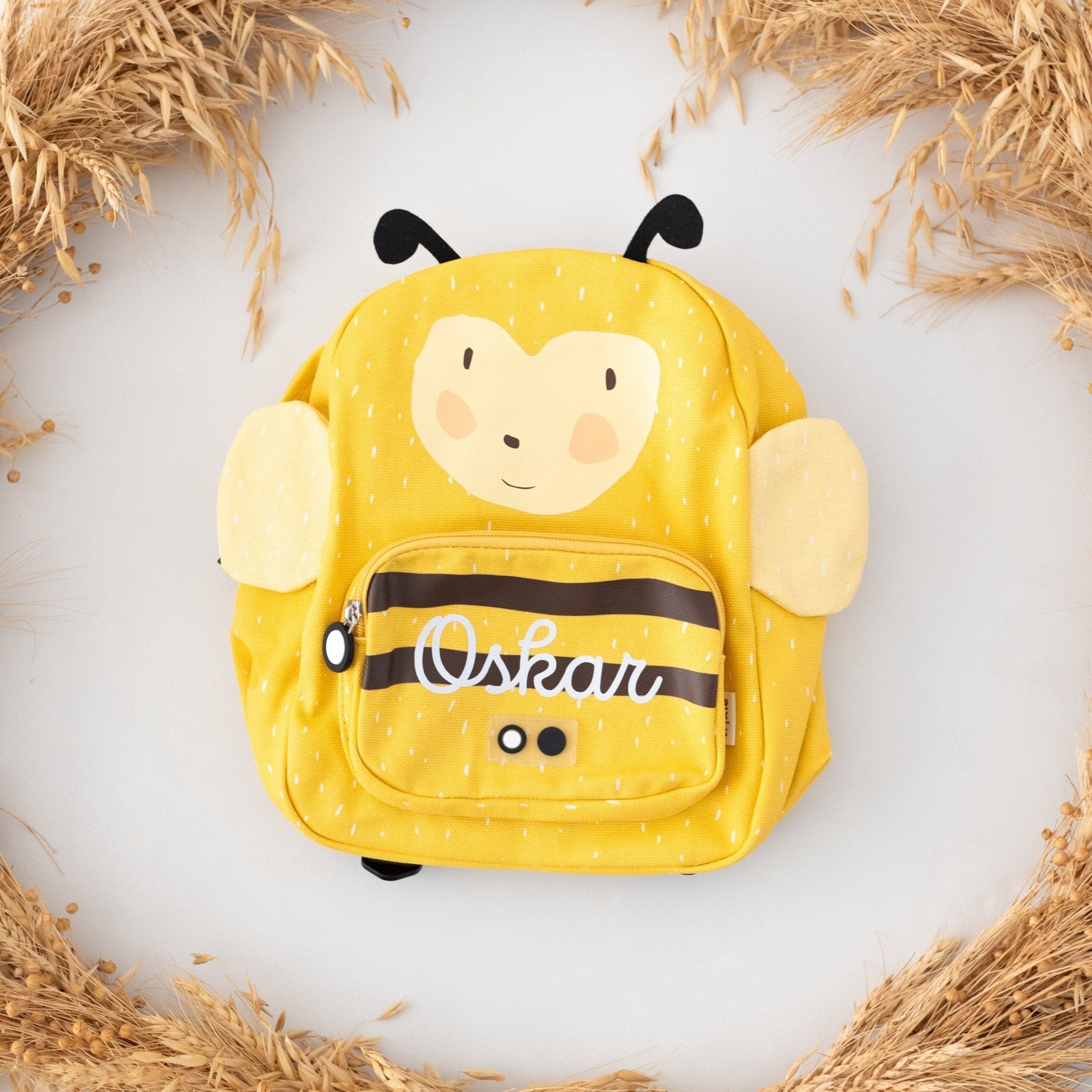 TRIXIE Kindergartenrucksack personalisiert - Biene, Hai, Papagei - wunderwunsch