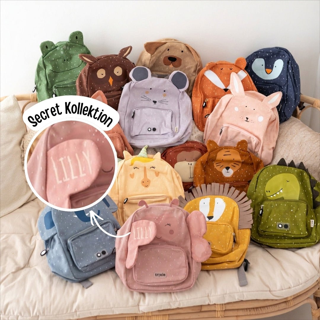 TRIXIE Kindergartenrucksack Secret Kollektion - Tiere - wunderwunsch