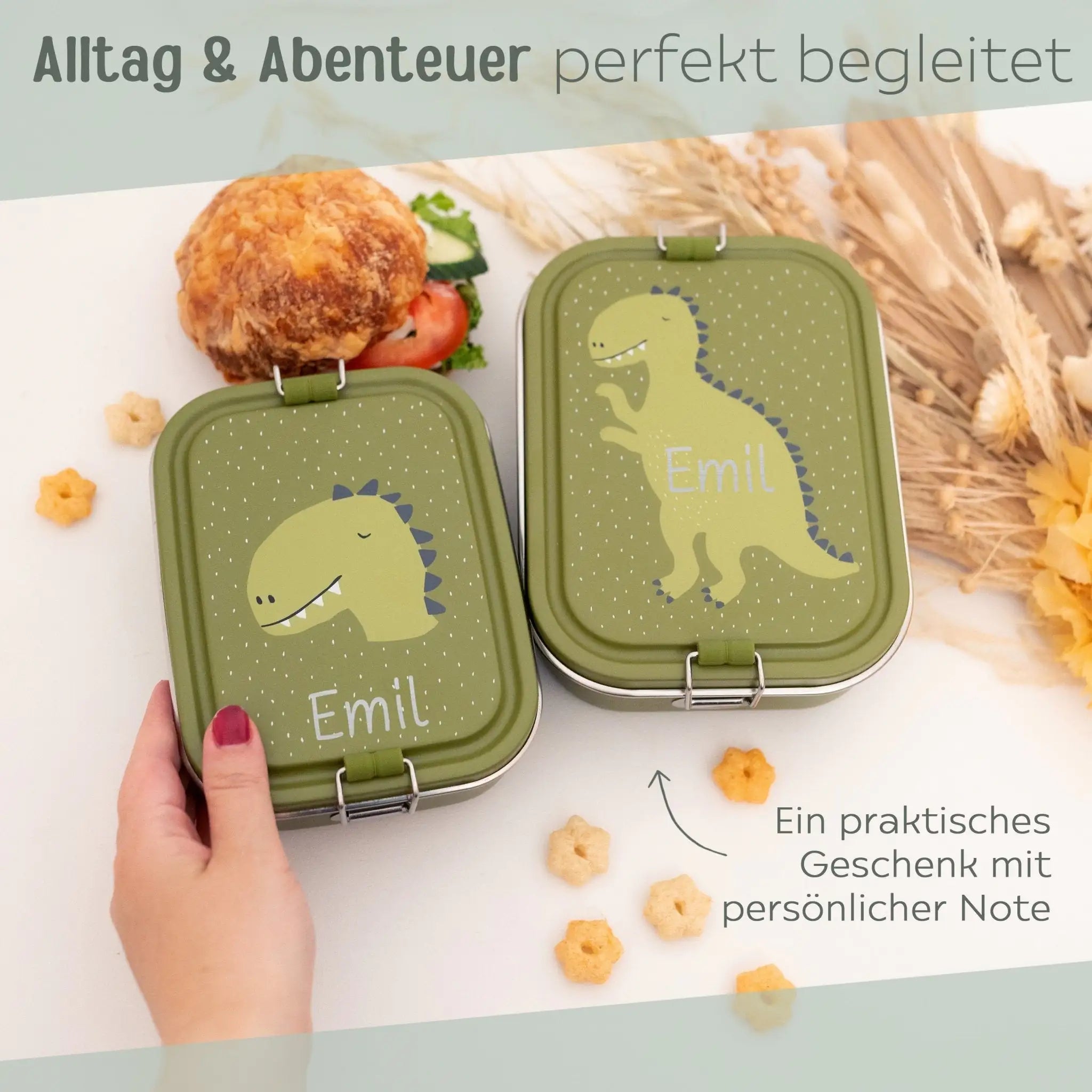TRIXIE Lunchbox Edelstahl Tier personalisiert - wunderwunsch