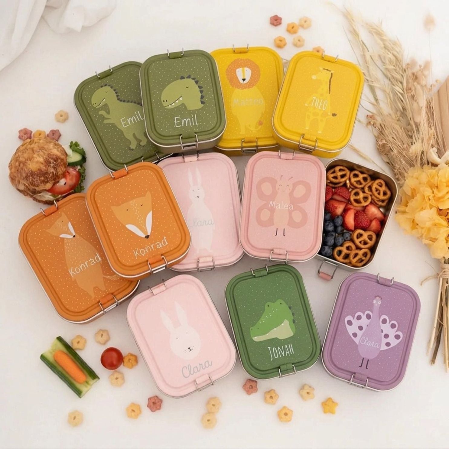TRIXIE Lunchbox Edelstahl Tier personalisiert - wunderwunsch