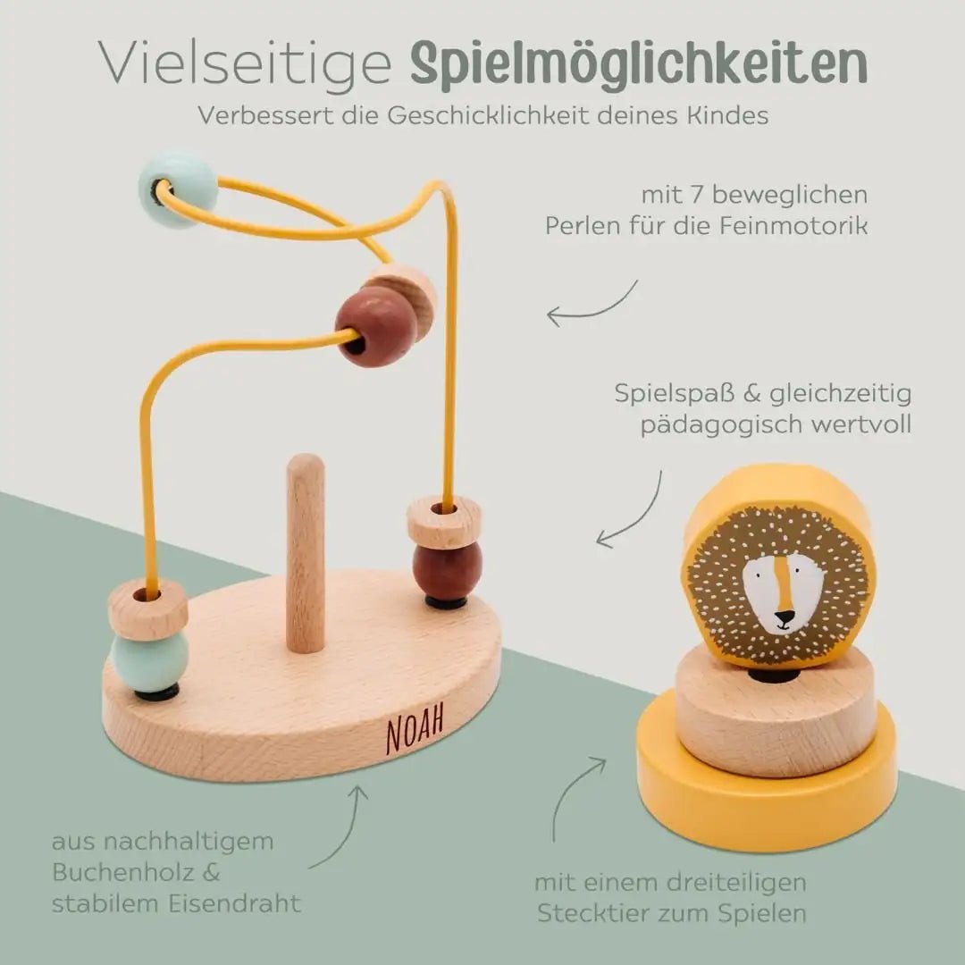 TRIXIE Motorikschleife Tier personalisierbar - wunderwunsch