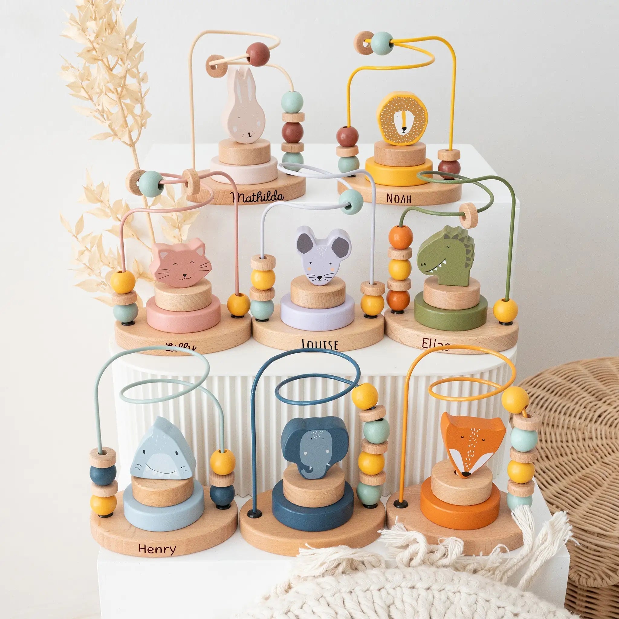 TRIXIE Motorikschleife Tier personalisierbar - wunderwunsch