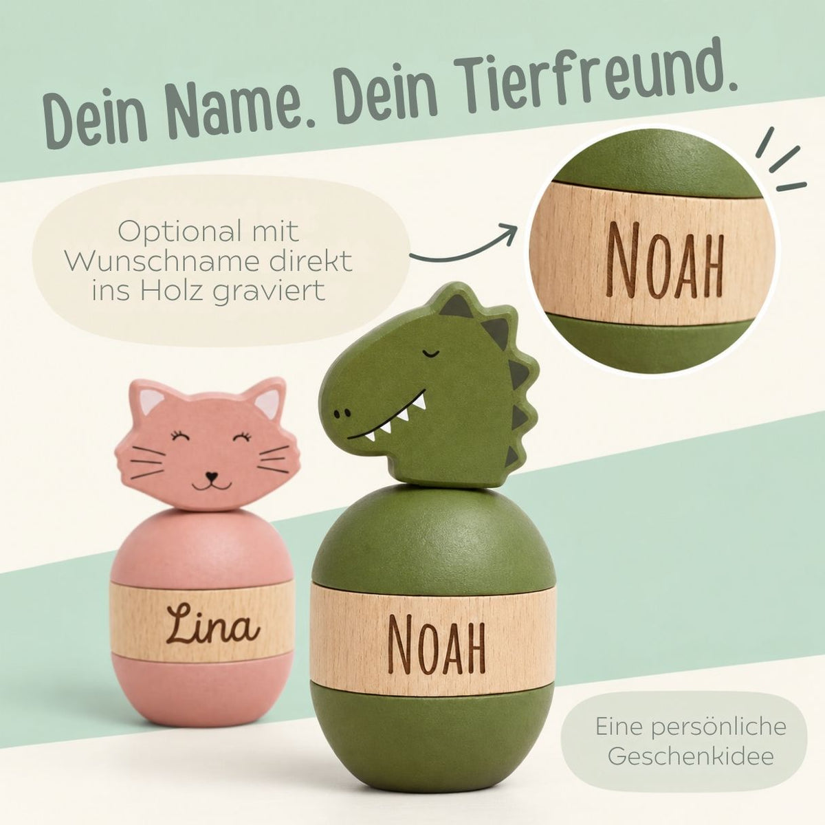 TRIXIE Rassel-Stapeltier personalisiert - wunderwunsch