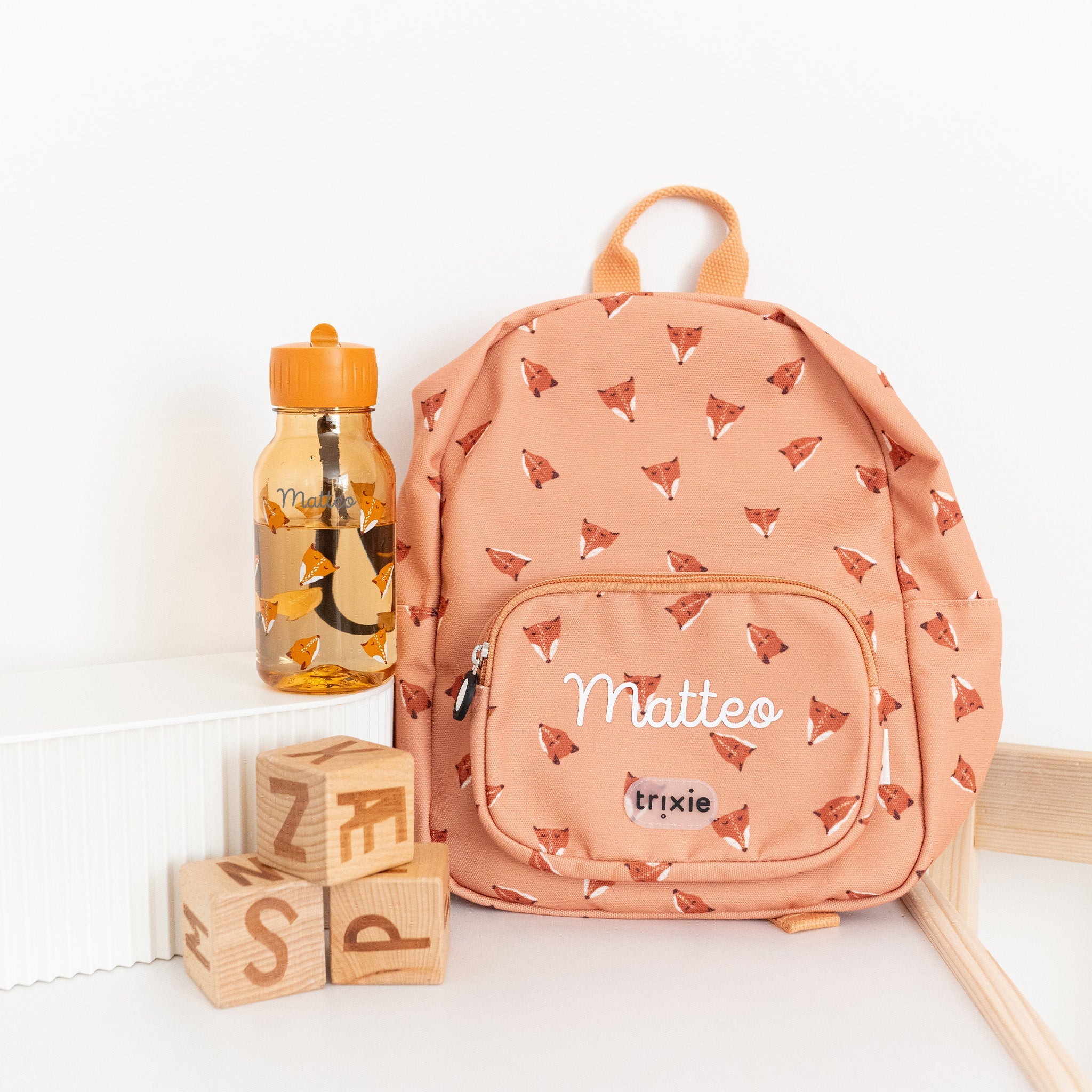 TRIXIE Set "Tierprint" Rucksack & Trinkflasche - wunderwunsch