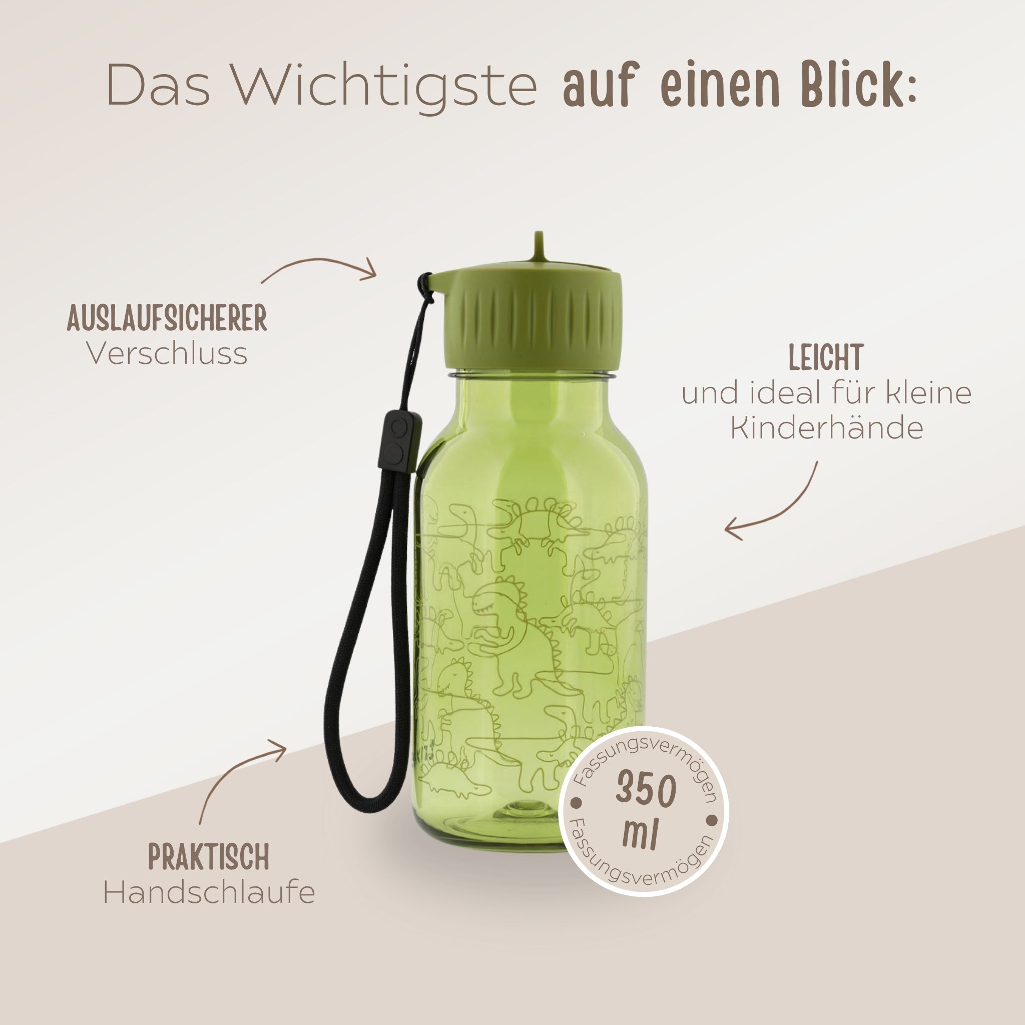 TRIXIE Set "Tierprint" Rucksack & Trinkflasche - wunderwunsch