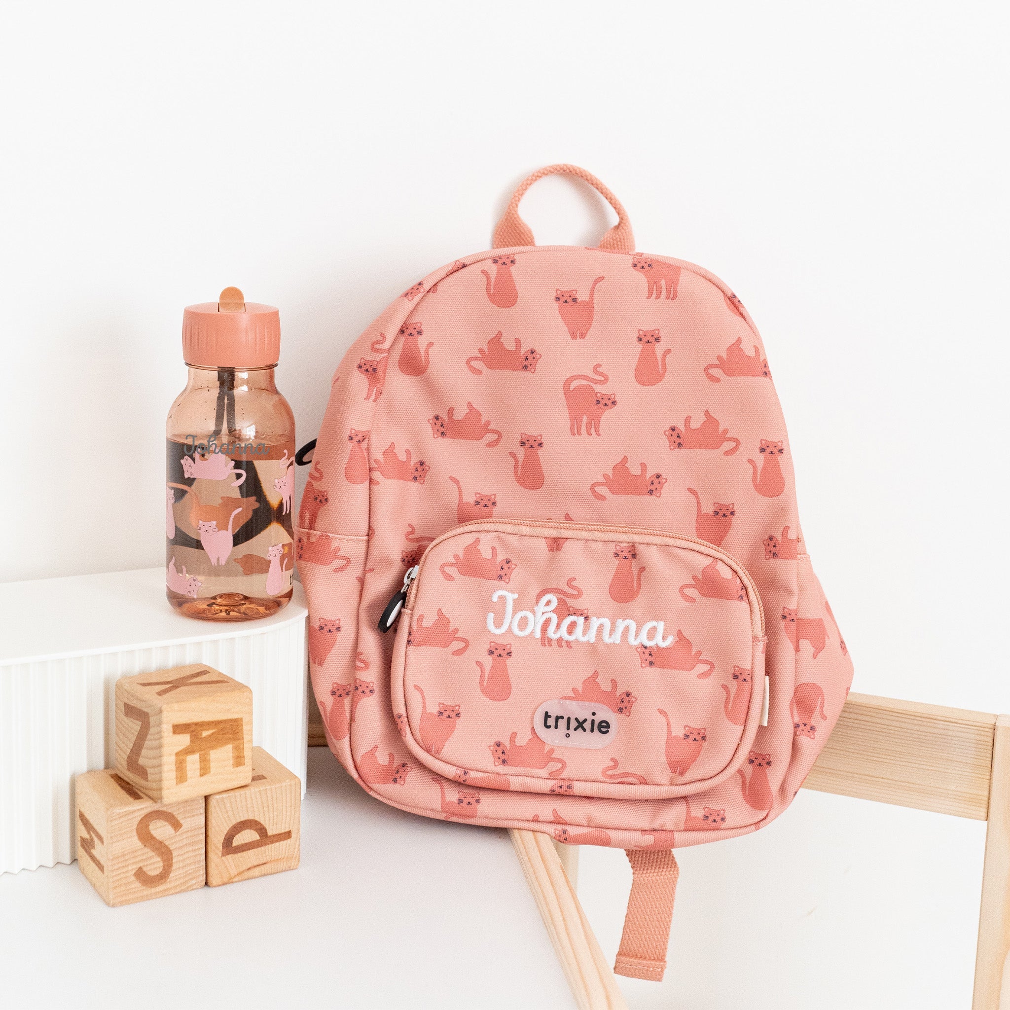 TRIXIE Set "Tierprint" Rucksack & Trinkflasche - wunderwunsch