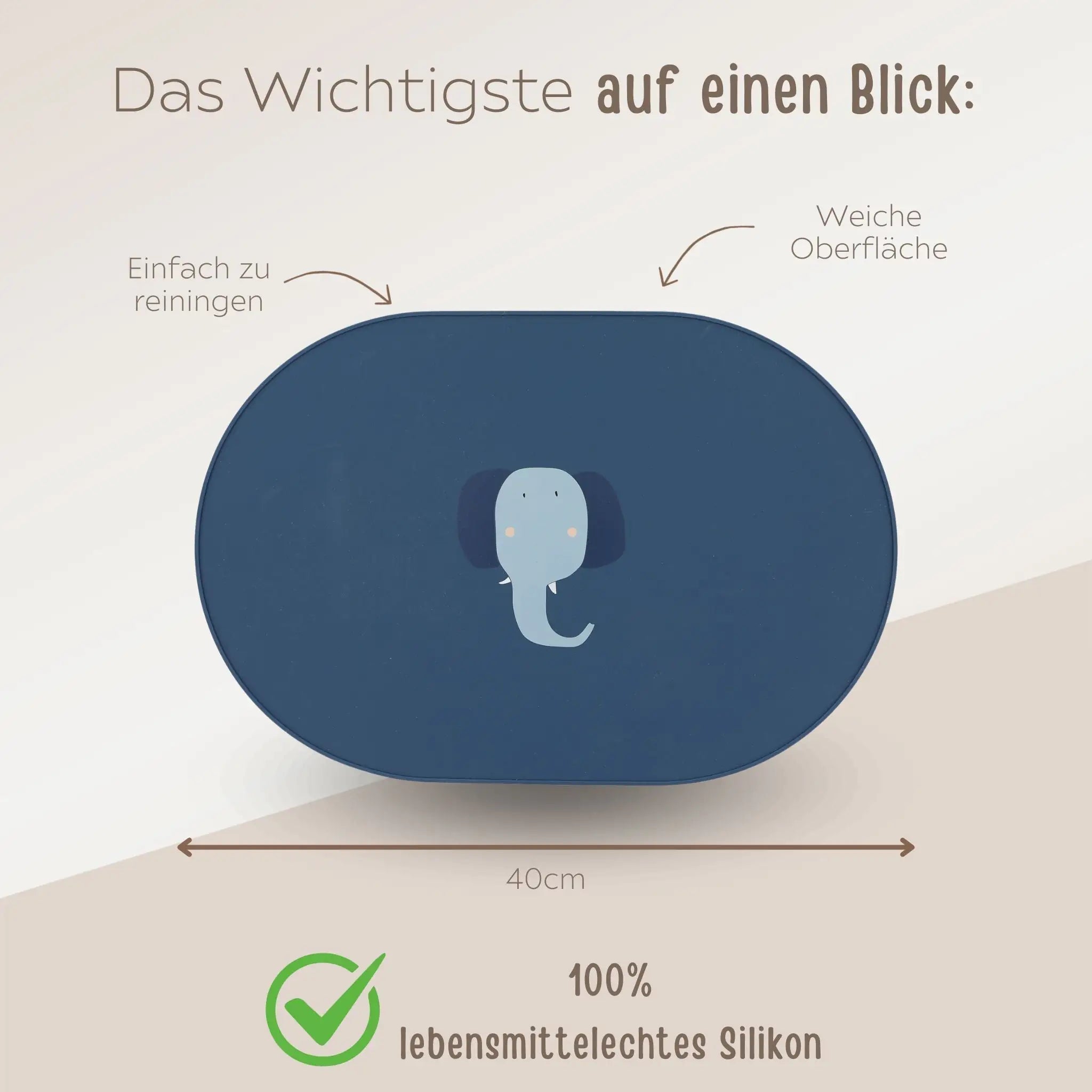 TRIXIE Silikon - Platzdeckchen - Tier - wunderwunsch