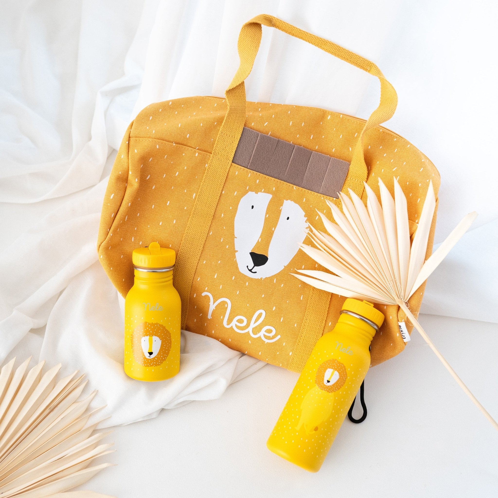 TRIXIE Sporttasche und Trinkflasche personalisiert - Tiere - wunderwunsch