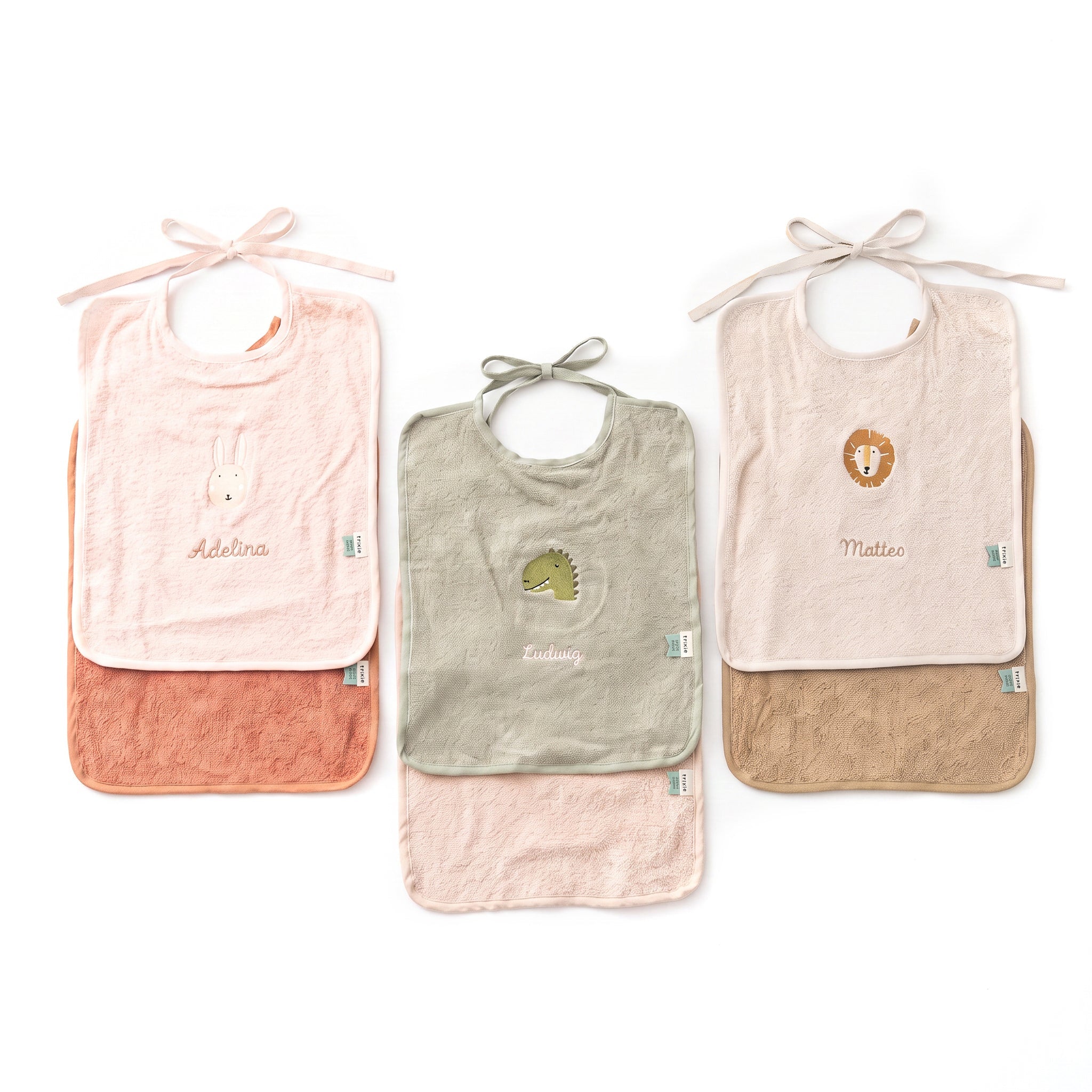 TRIXIE XL Lätzchen 2er Set personalisiert - wunderwunsch
