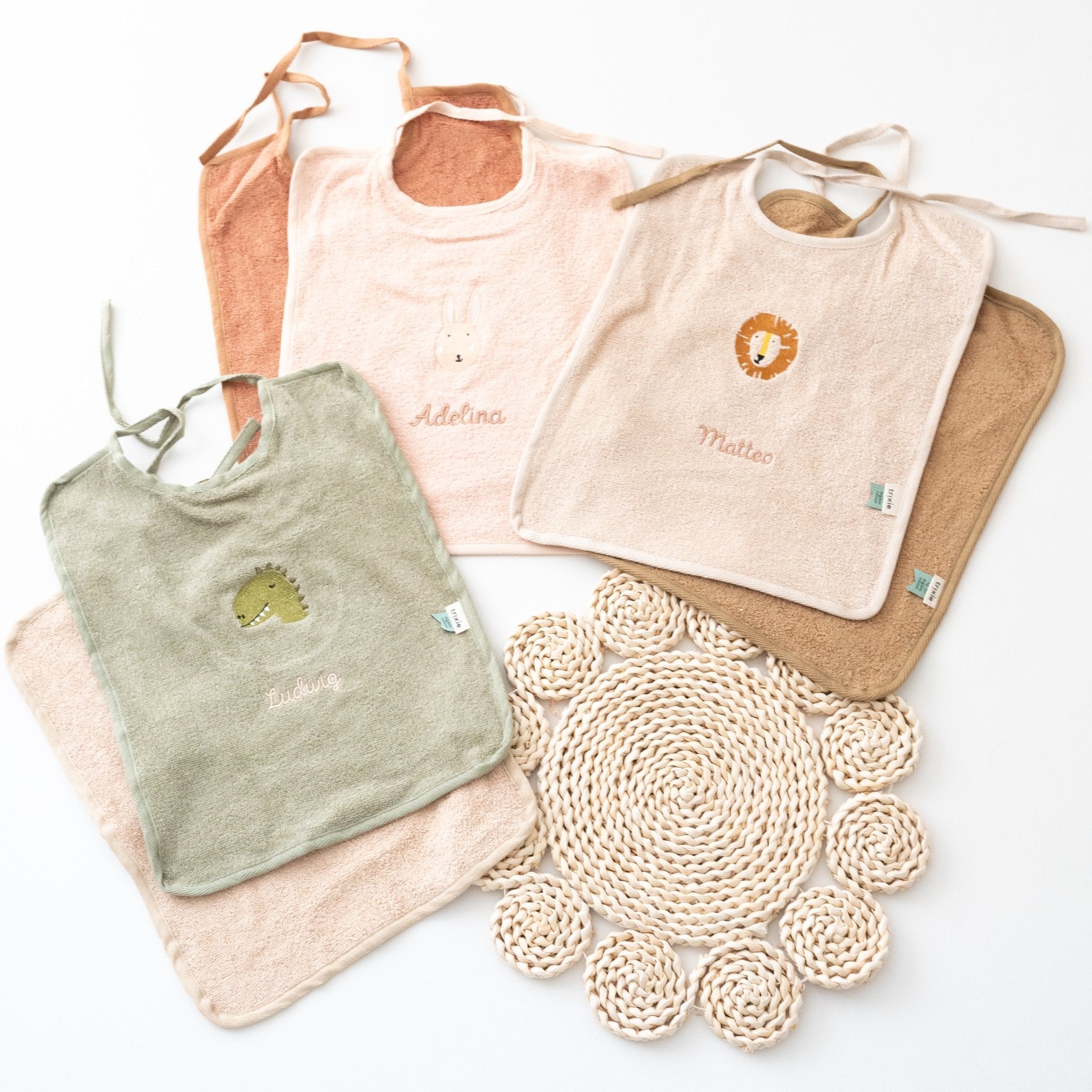 TRIXIE XL Lätzchen 2er Set personalisiert - wunderwunsch