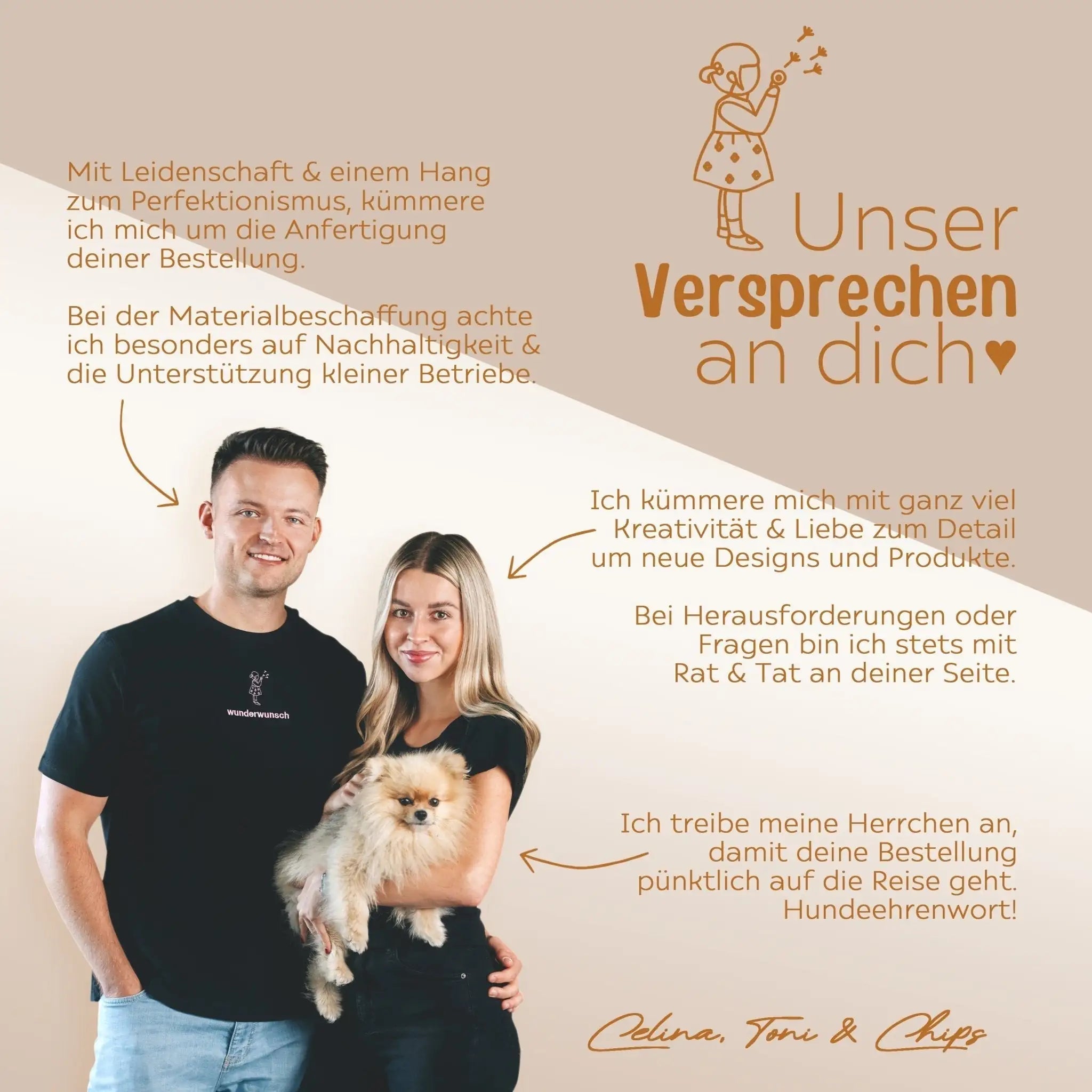 Türschild Kinderzimmer personalisiert - Blumenkranz Gravur - wunderwunsch