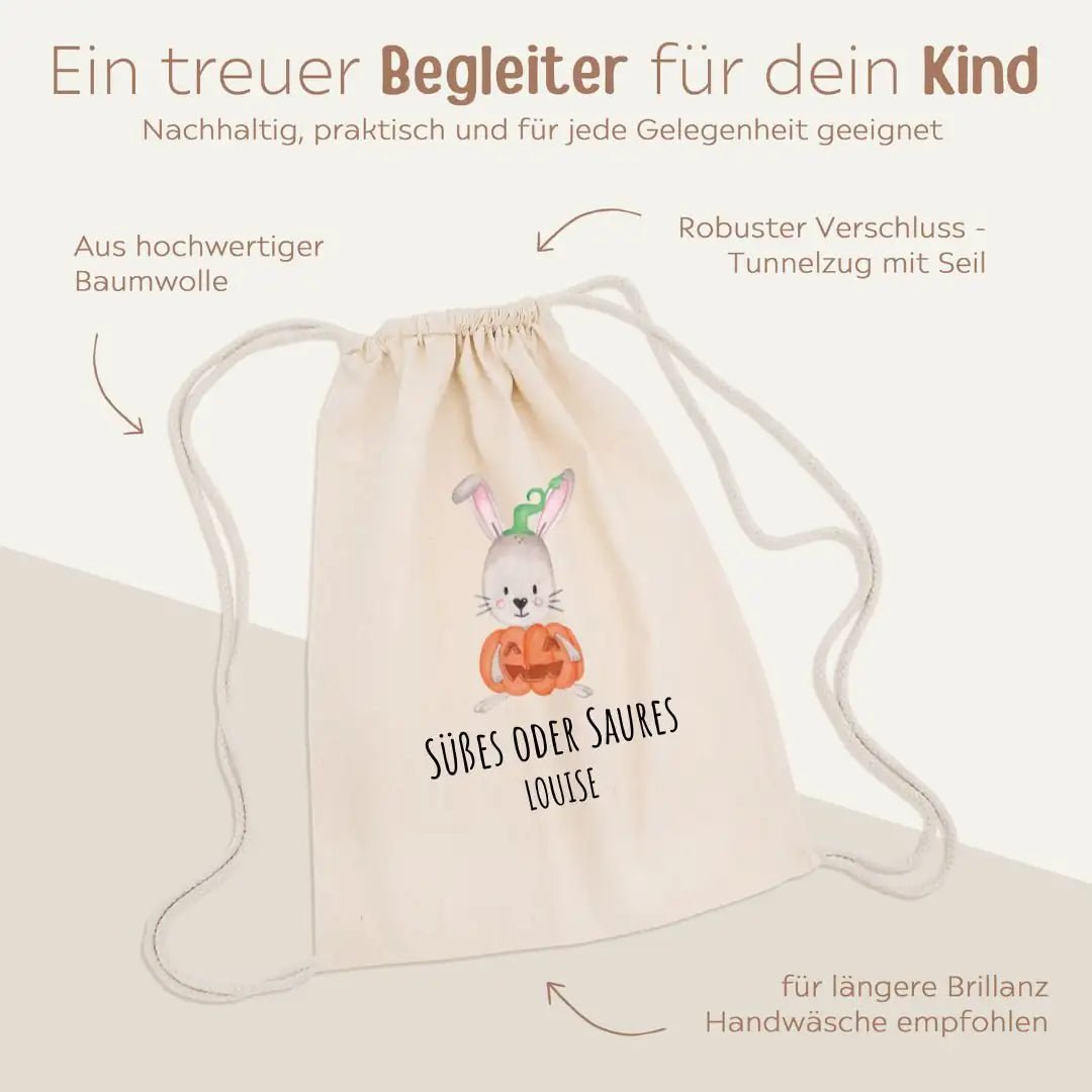 Turnbeutel "Halloween" personalisiert - wunderwunsch