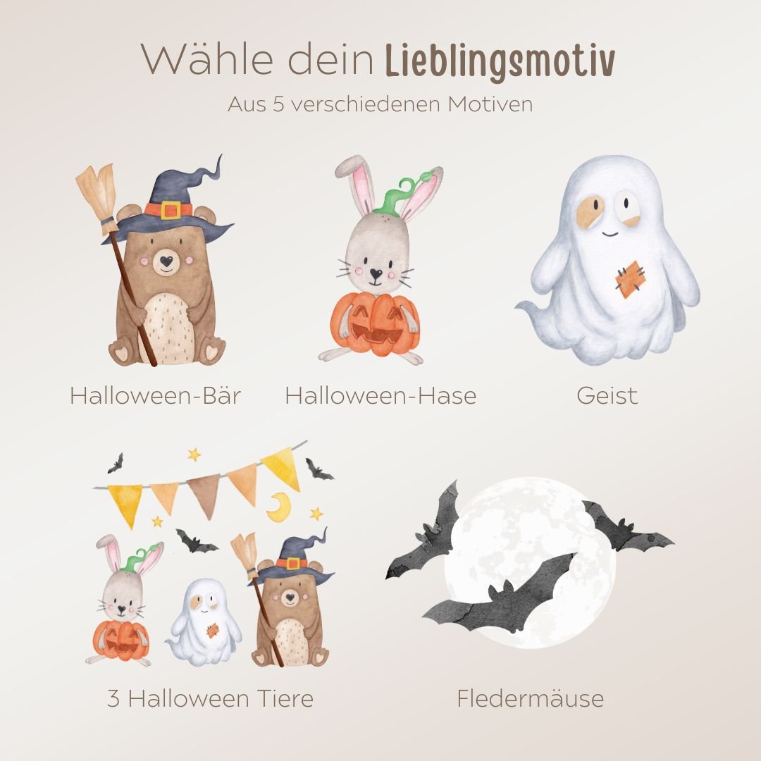 Turnbeutel "Halloween" personalisiert - wunderwunsch