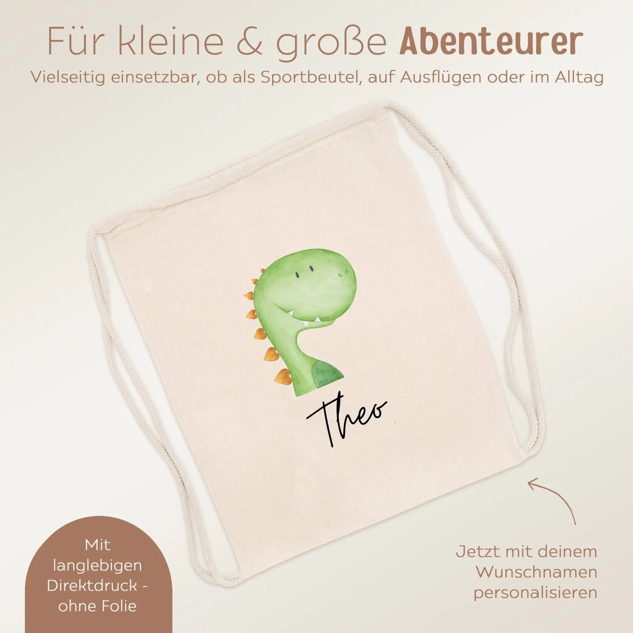Turnbeutel "Tier" personalisiert - wunderwunsch