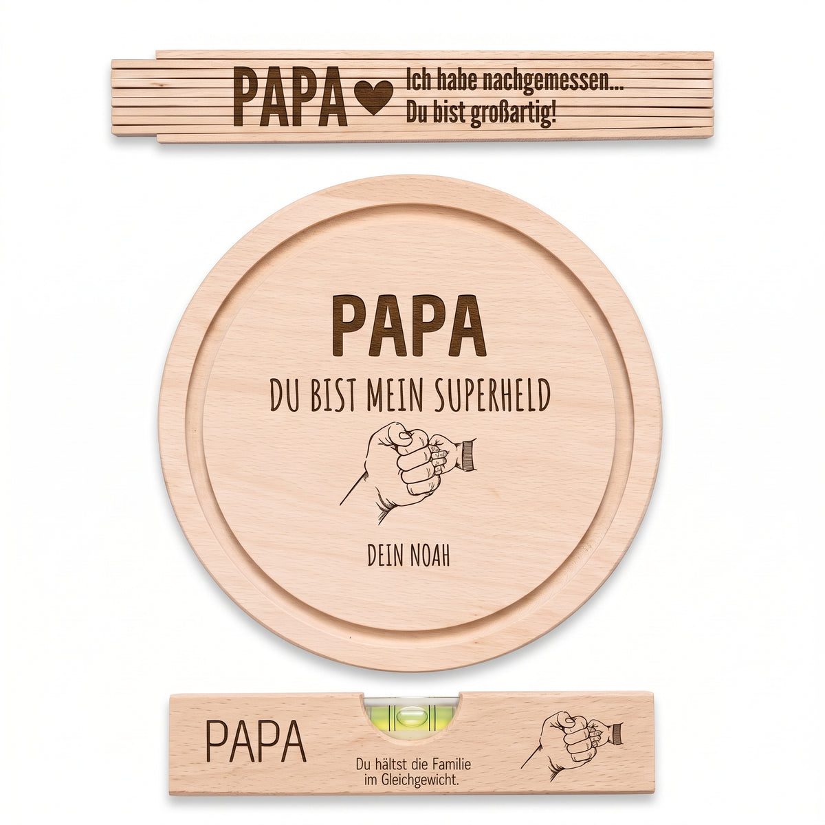 Vatertag Geschenkset - Papa du bist MEIN Superheld