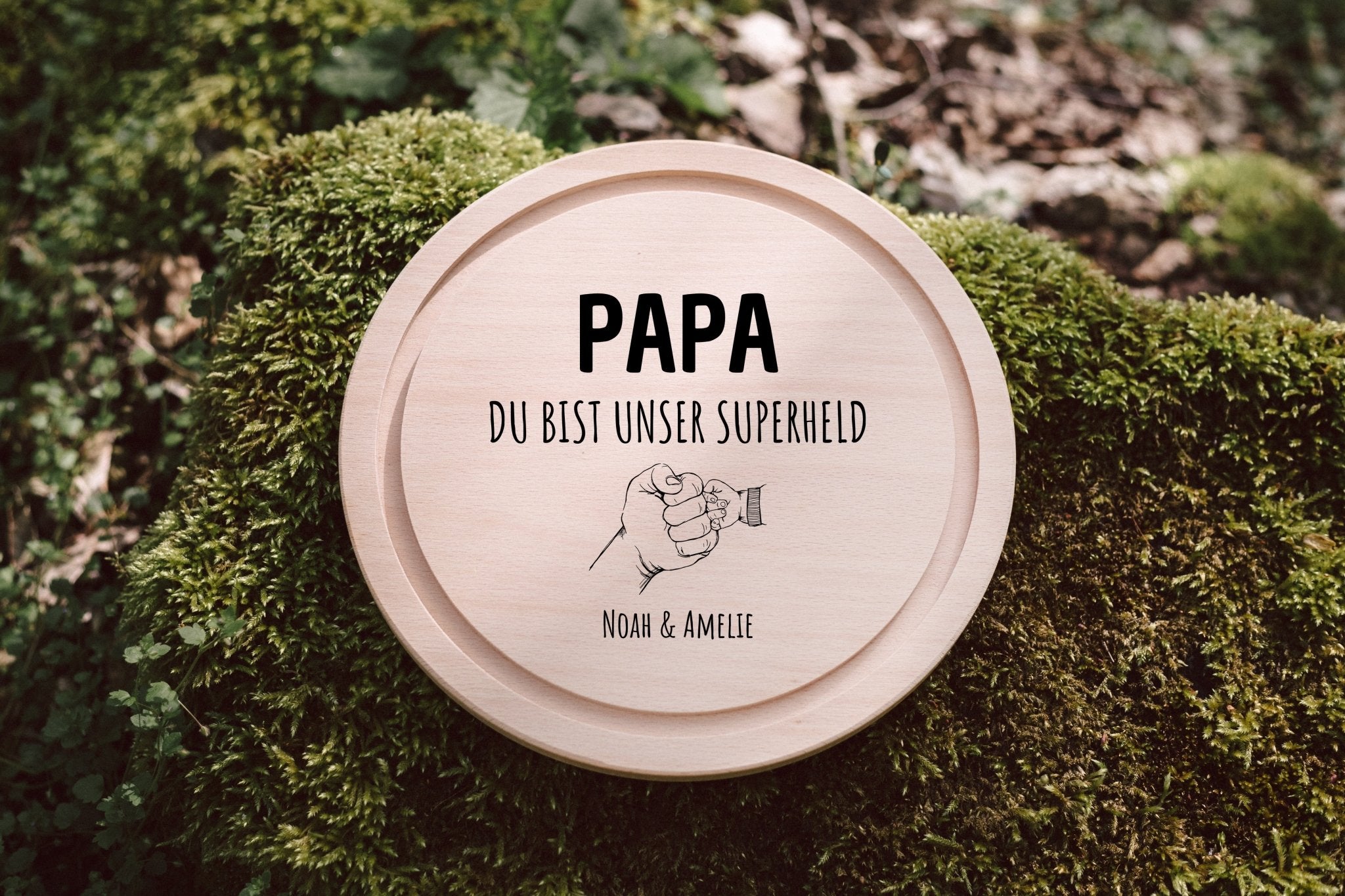 Vatertag Geschenkset - Papa du bist UNSER Superheld - wunderwunsch