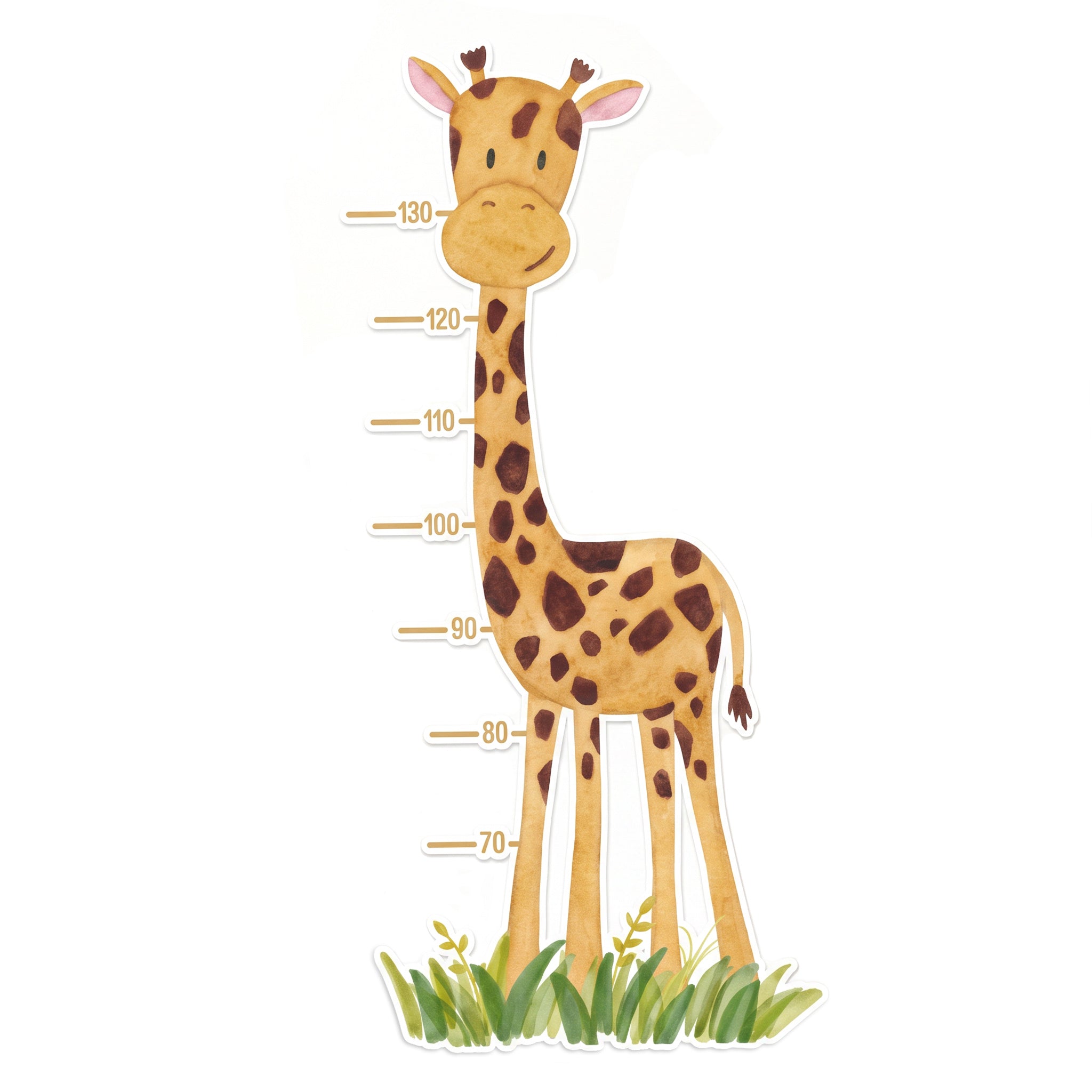 Wandsticker - Messlatte Giraffe