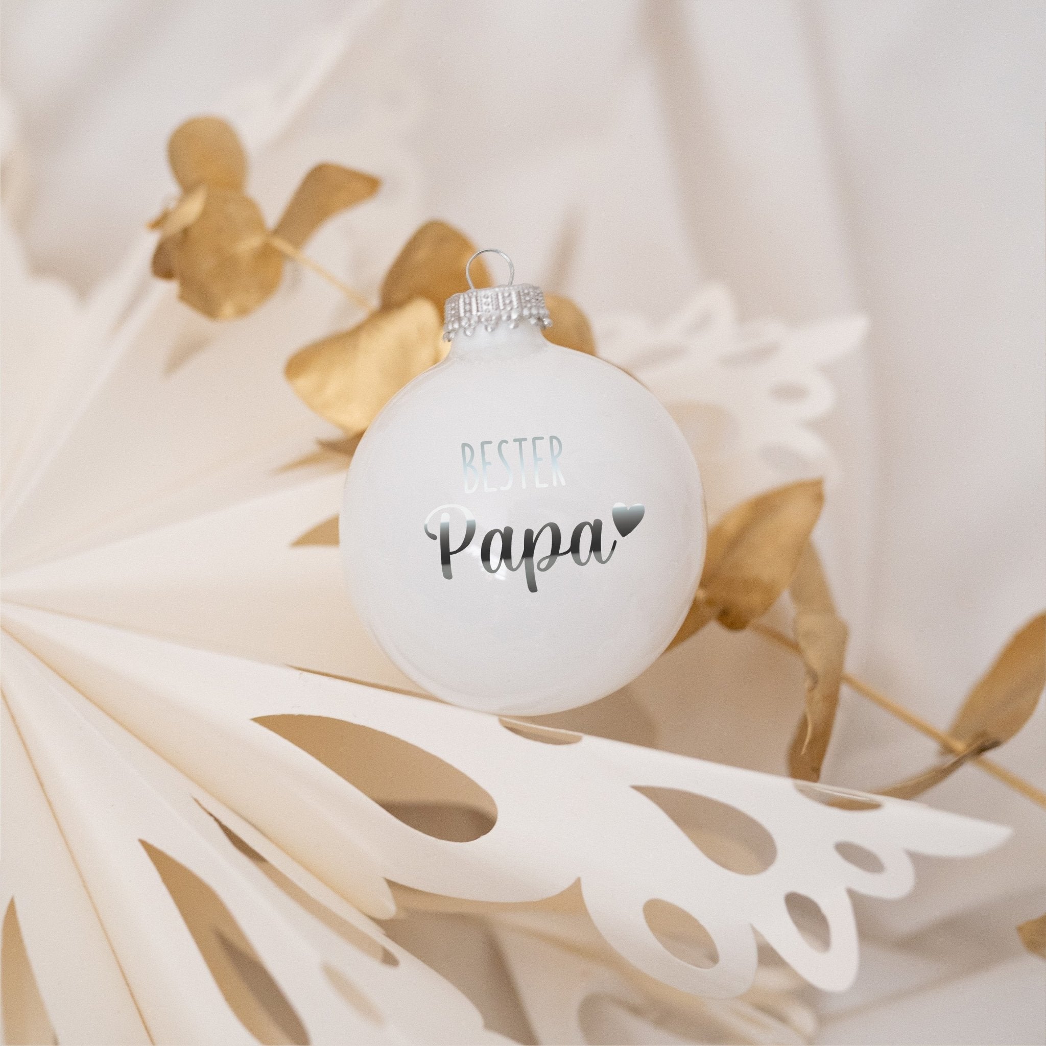 Weihnachtskugel "Beste/r..." glänzend - wunderwunsch