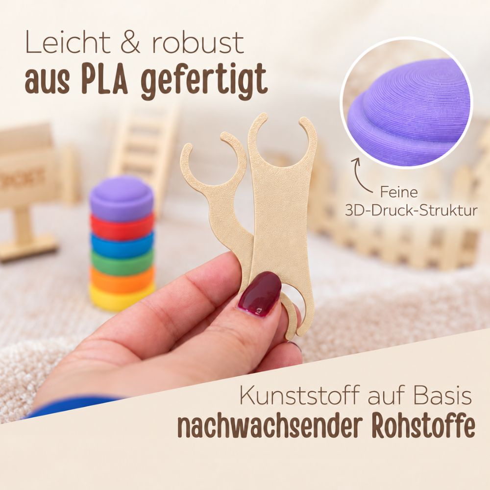 Wichtelzubehör – Mini-Spielsteine & Abenteuerbrücken - wunderwunsch