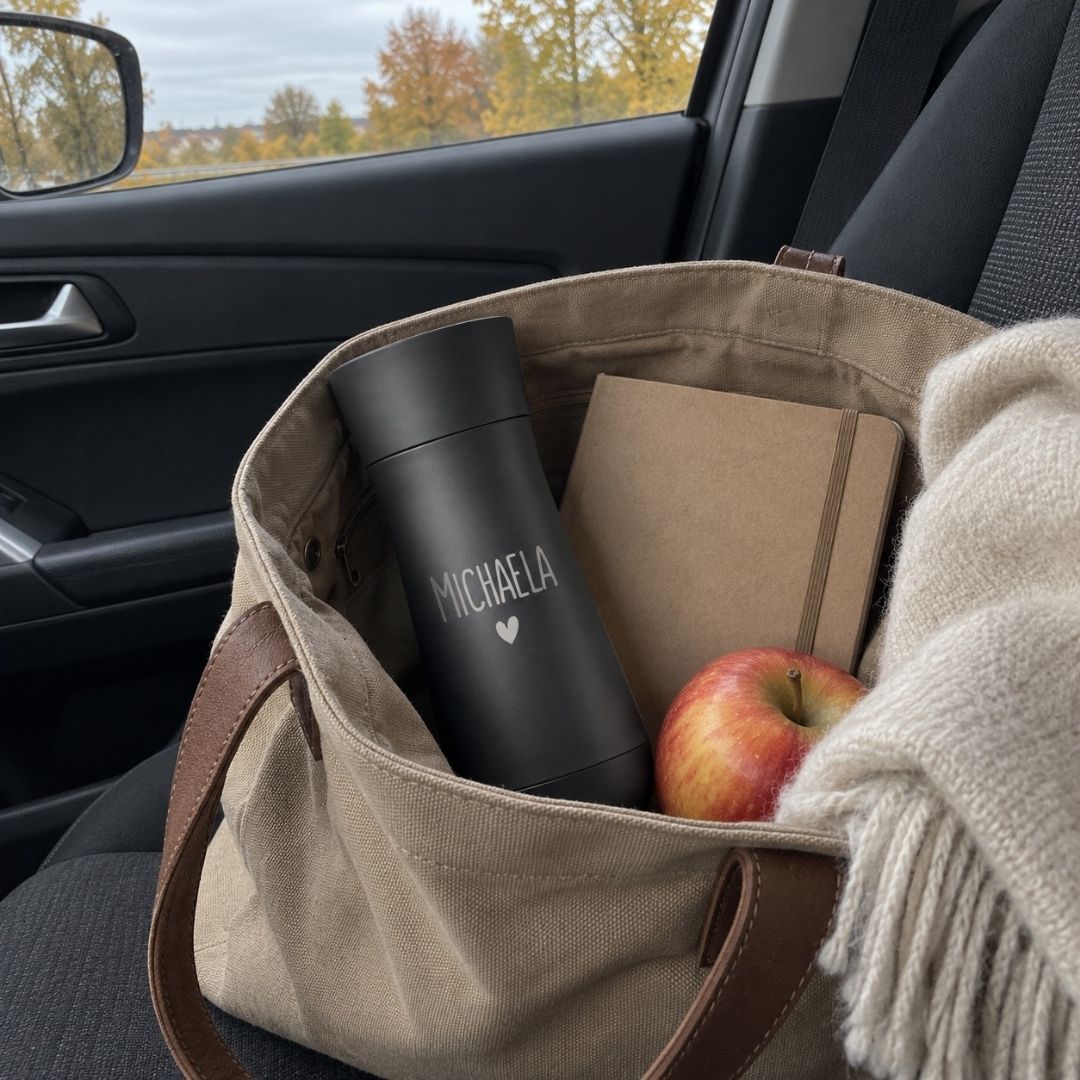 WMF Isolierbecher anthrazit matt 0,35l personalisiert - wunderwunsch