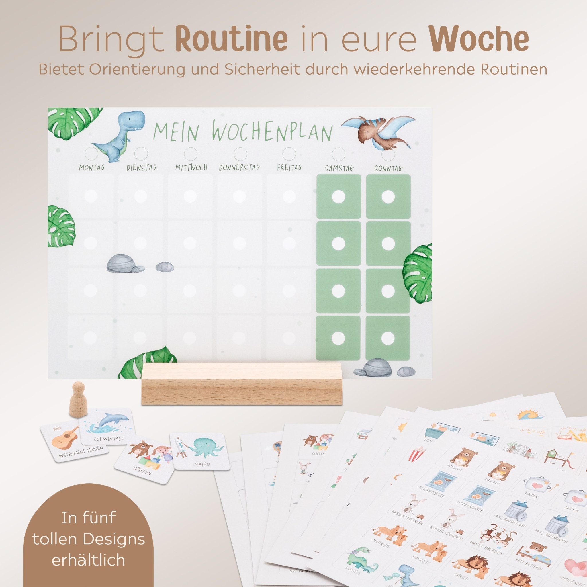 Wochenplan "Dinos" - wunderwunsch