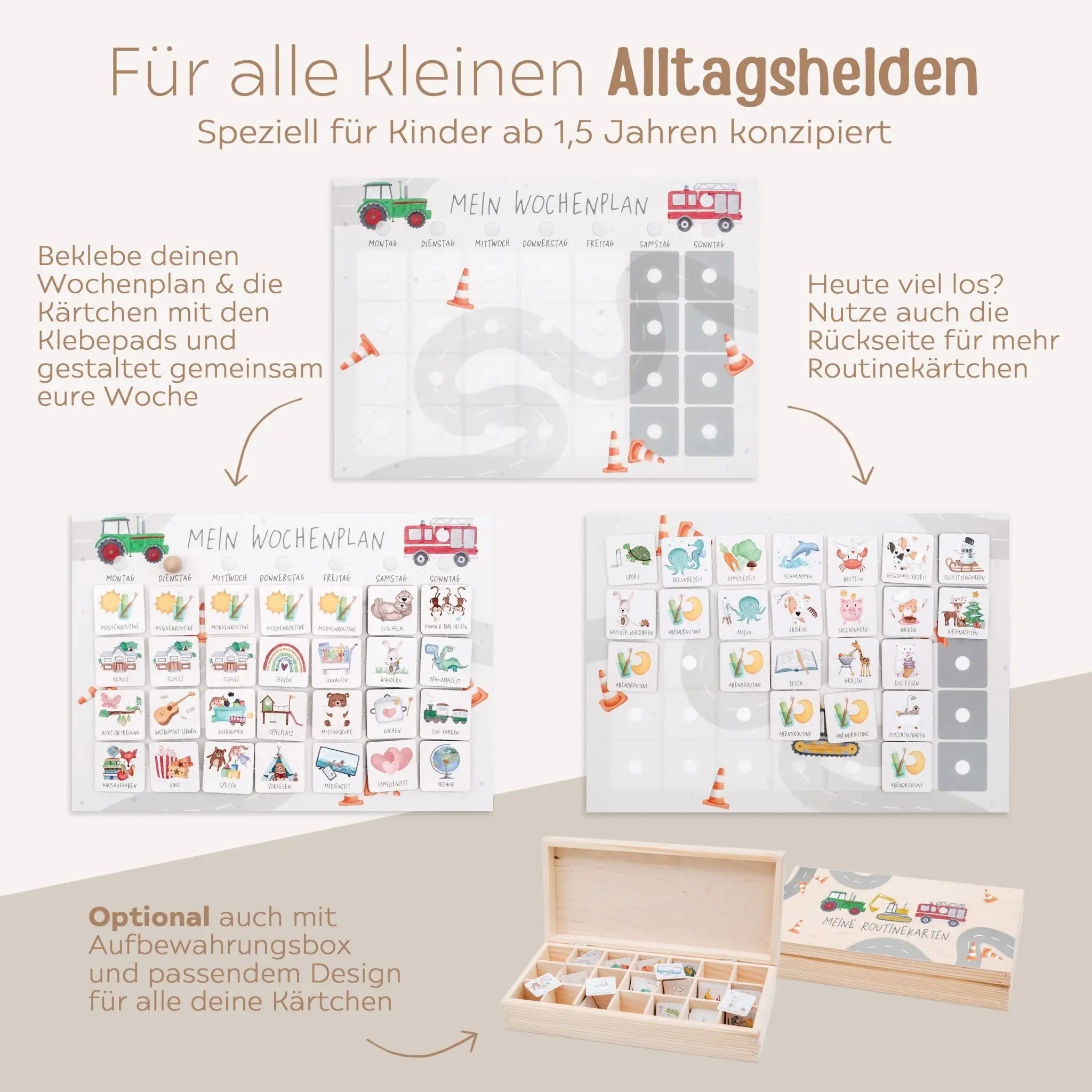 Wochenplan "Fahrzeuge" - wunderwunsch