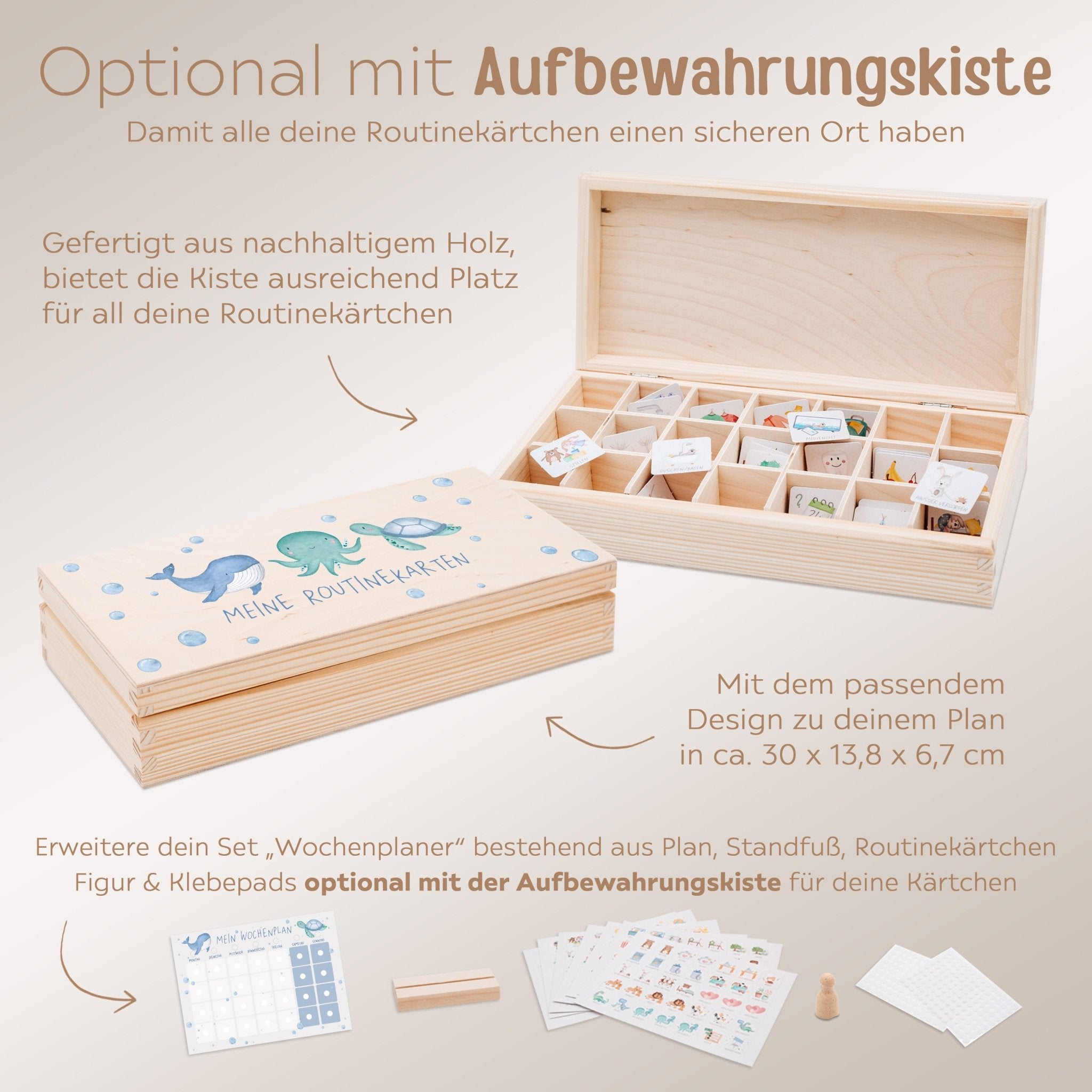 Wochenplan "Meerestiere" - wunderwunsch