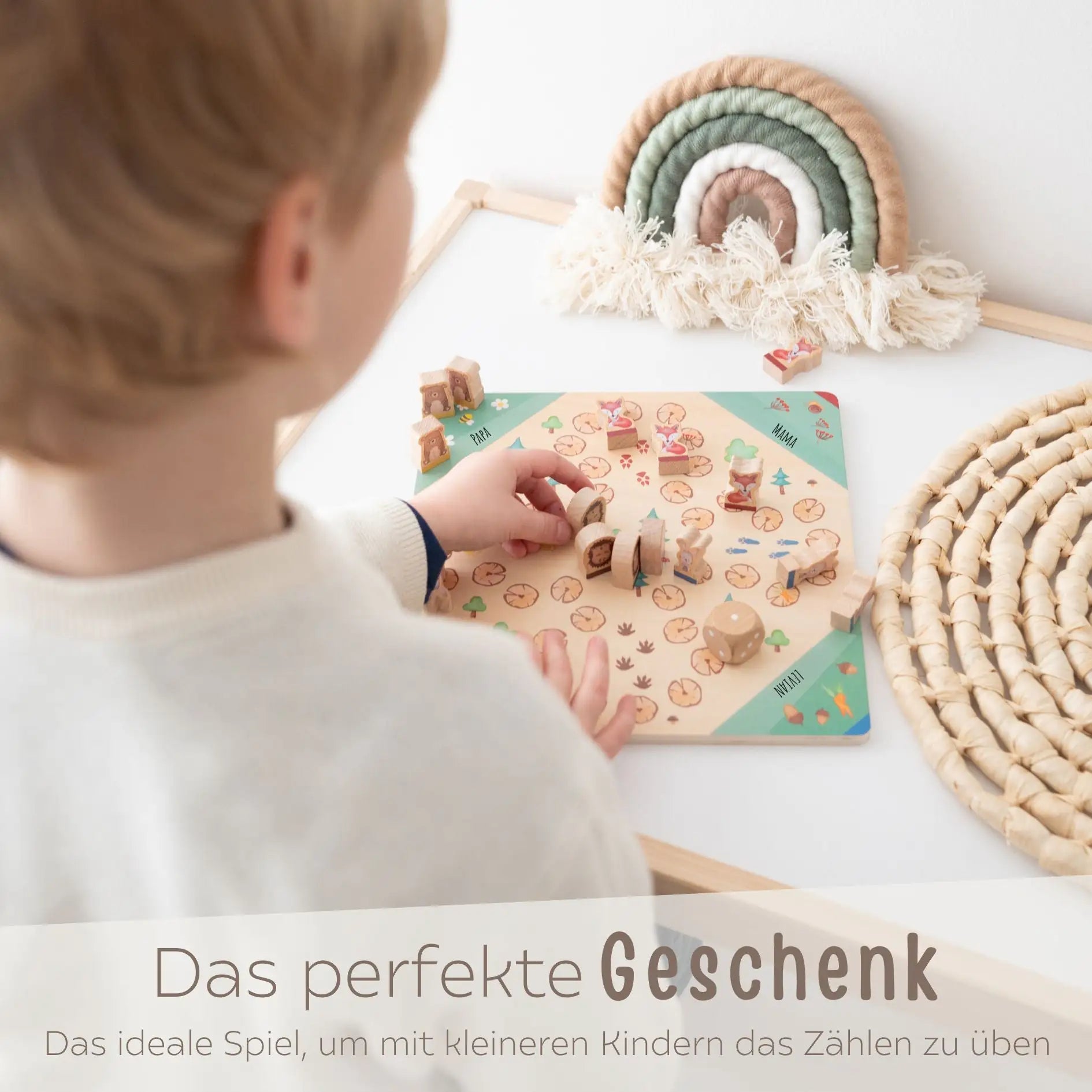 Wunderwunsch x SMALL FOOT Ludo Spiel personalisierbar - wunderwunsch