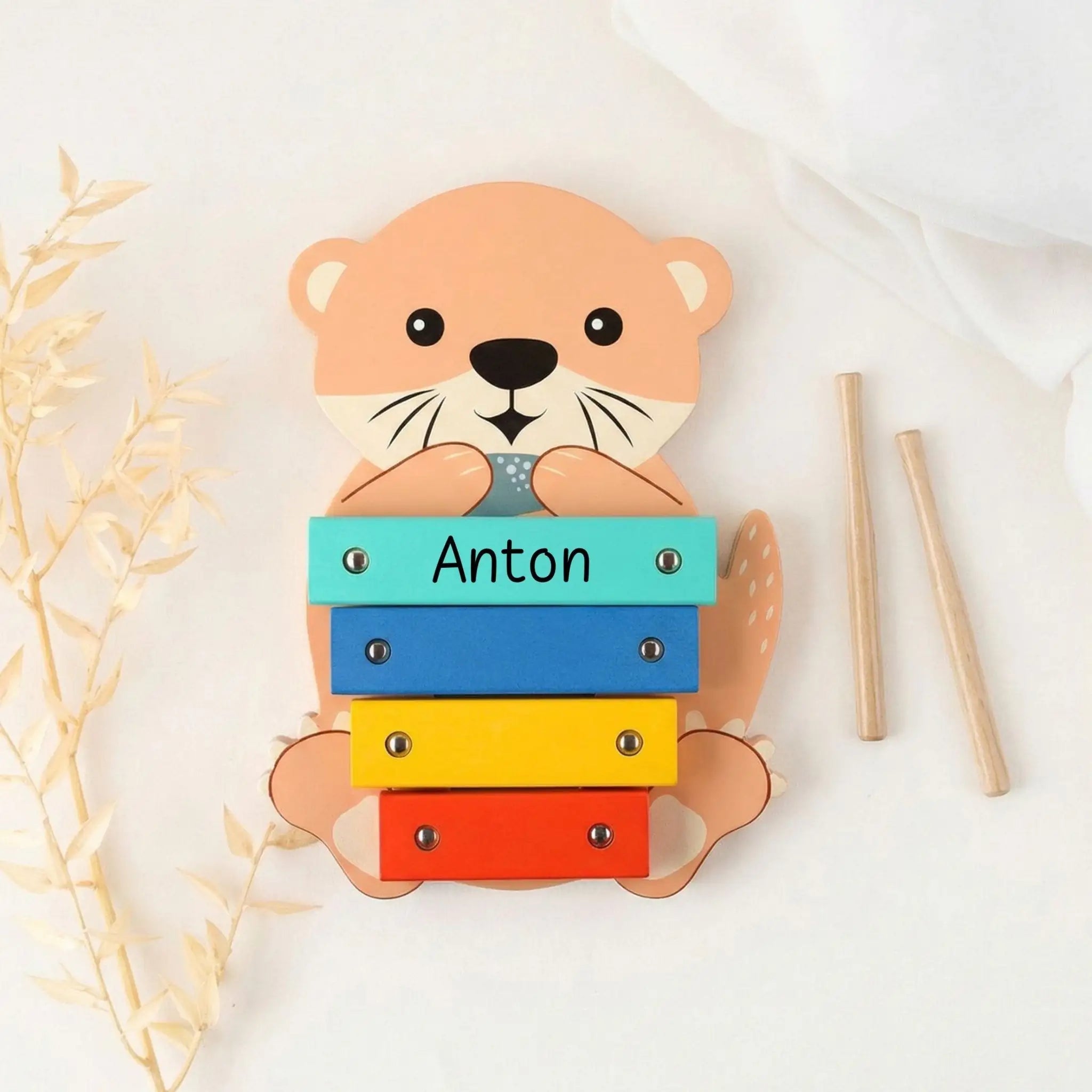 Xylophon Otter personalisierbar - wunderwunsch