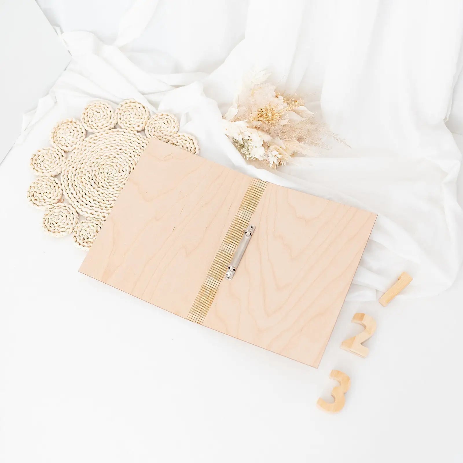 Zeugnismappe Holz personalisiert - Affirmationen Aquarell - wunderwunsch
