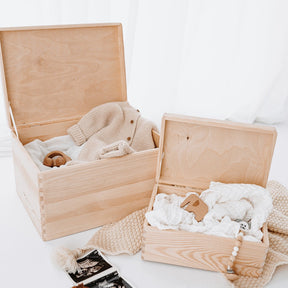 Erinnerungsbox Baby personalisiert - Tier Gravur