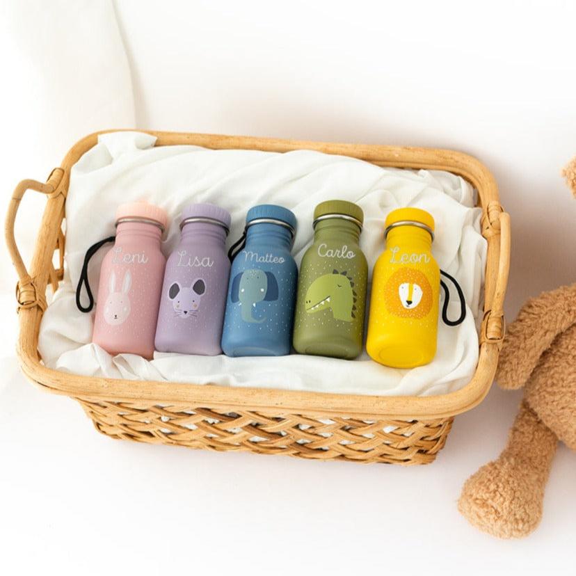 Kinder Trinkflasche personalisiert - Tiere Trixie