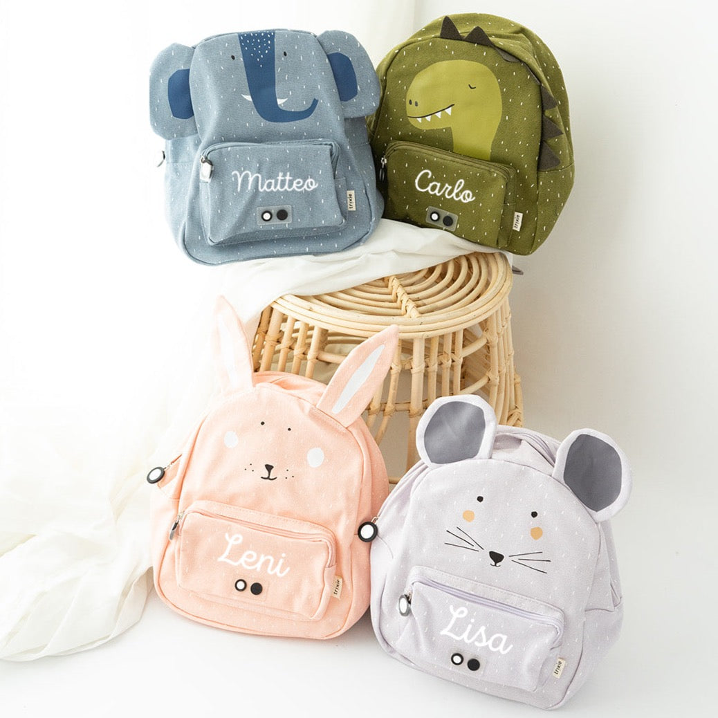 Kindergartenrucksack personalisiert - Tiere Trixie